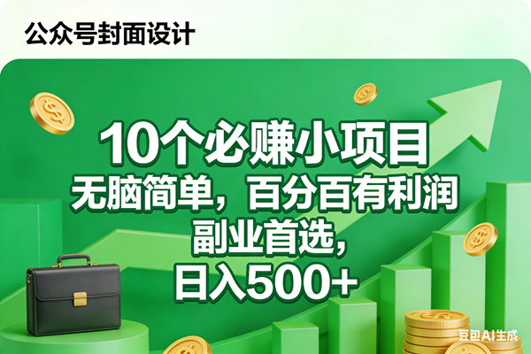 （17669期）10个必赚小项目，无脑简单，百分百有利润，副业首选，日入500+-洛柒笔记