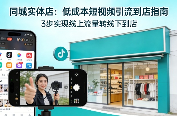同城实体店，如何低成本把客户从短视频带到线下门店-洛柒笔记