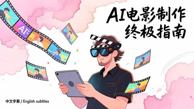 （17130期）AI电影制作终极指南：从创意到成片，系统掌握智能影视全流程实战课（中英字幕）-洛柒笔记