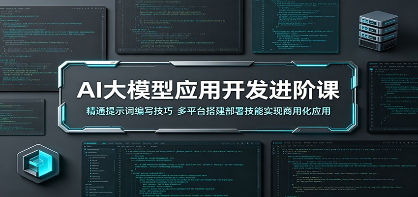 AI大模型应用开发进阶课：精通提示词编写技巧，多平台搭建部署技能实现商用化应用-洛柒笔记