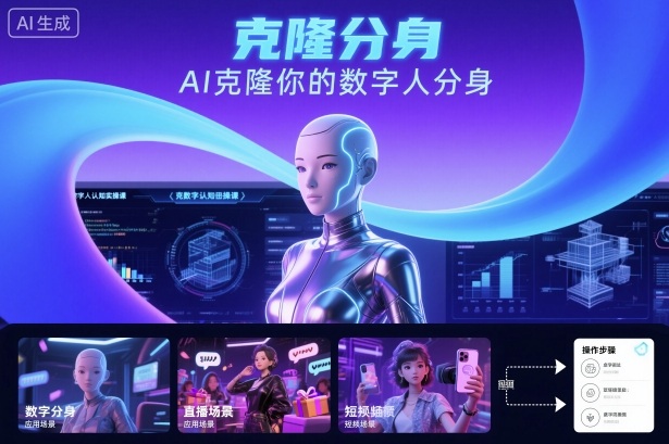 AI数字人认知实操课，克隆你的数字人分身-洛柒笔记