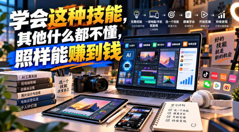 某公众号付费文章：学会这种技能，其他什么都不懂，照样能賺到钱-洛柒笔记