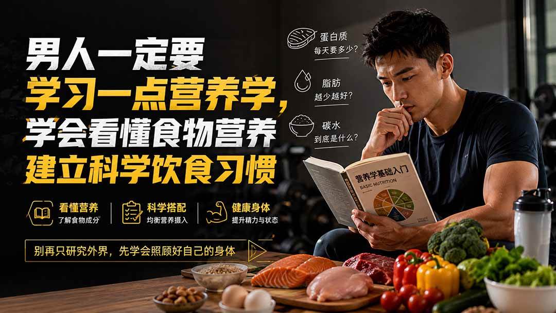 （20055期）付费文章：男人一定要学习一点营养学，学会看懂食物营养建立科学饮食习惯-洛柒笔记