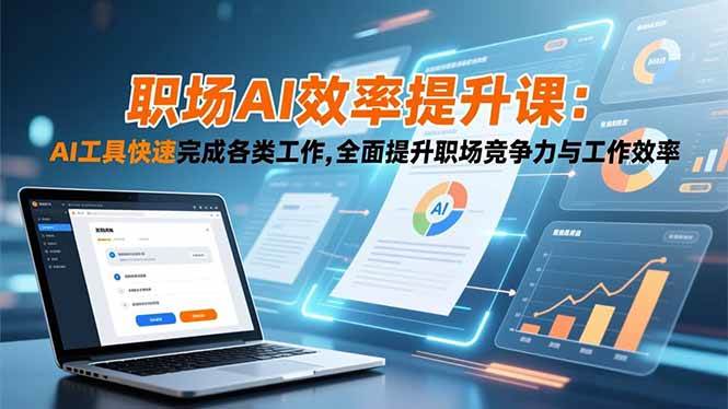 （16598期）职场AI效率提升课：AI工具快速完成各类工作,全面提升职场竞争力与工作效率-洛柒笔记