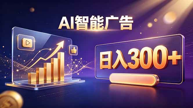 （20233期）不露脸、不直播，AI 智能广告日入 300 + 是怎么做到的？-洛柒笔记