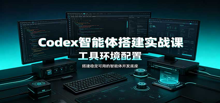 Codex智能体搭建实战课：工具环境配置，自定义技能开发，多业务自动化教学-洛柒笔记