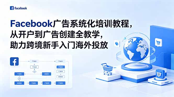 Facebook广告系统化培训教程，从开户到广告创建全教学，助力跨境新手入门海外投放-洛柒笔记