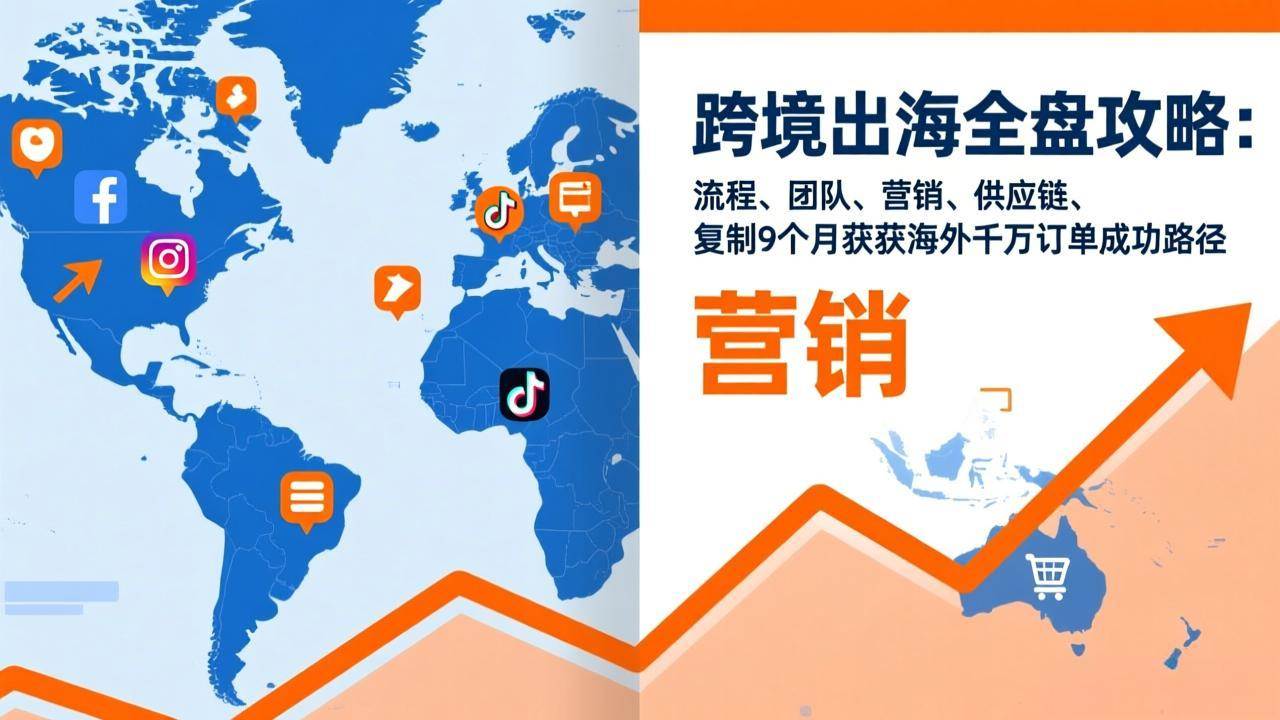 （17099期）跨境出海全盘攻略：流程，团队，营销，供应链，复制9个月斩获海外千万订单成功路径-洛柒笔记