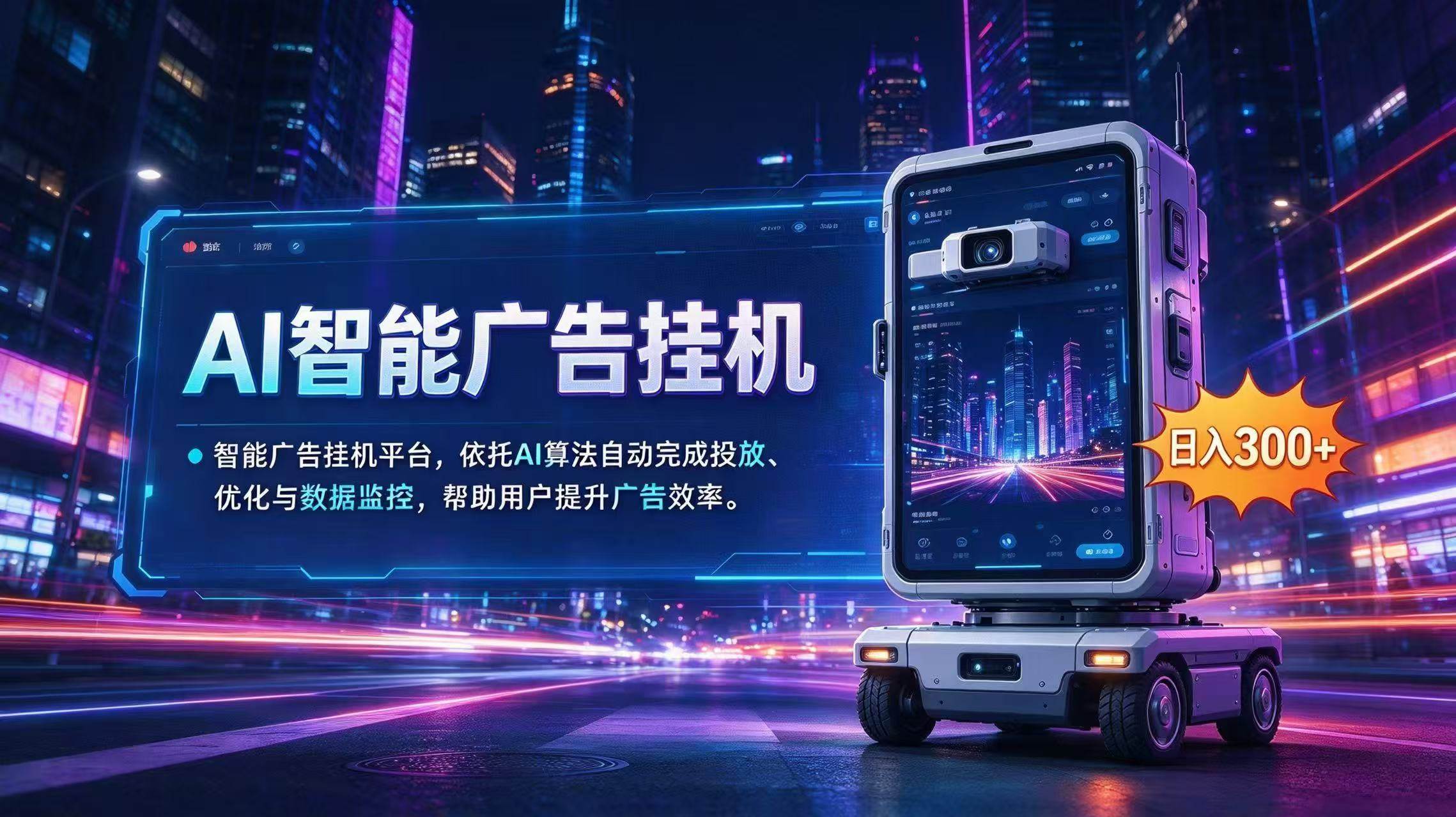 （20936期）AI 智能广告挂机｜AI 自动运行，轻松托管广告任务-洛柒笔记