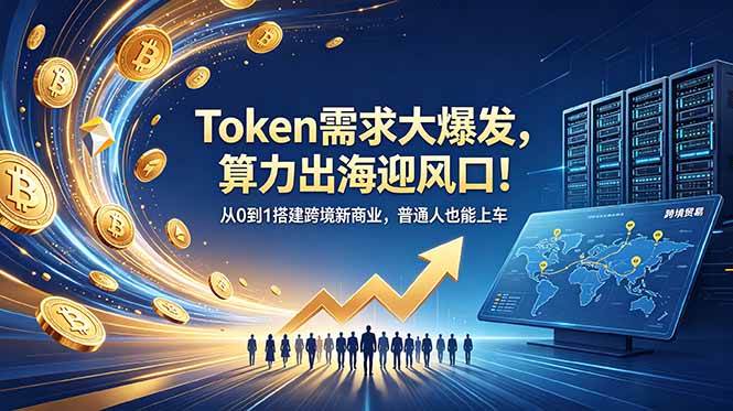 （18889期）Token需求大爆发，算力出海迎风口！从0到1搭建跨境新商业，普通人也能上车-洛柒笔记