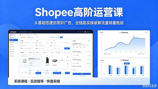 （18499期）Shopee高阶运营课-2026年5月更新，从基础搭建到高阶广告，全链路实操破解流量销量瓶颈-洛柒笔记