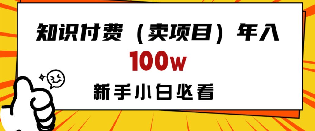 做项目真的不如“卖项目”来的更快更直接年入100w，想想你真正需要的是什么？不是为了做项目，而是为了赚钱！-洛柒笔记