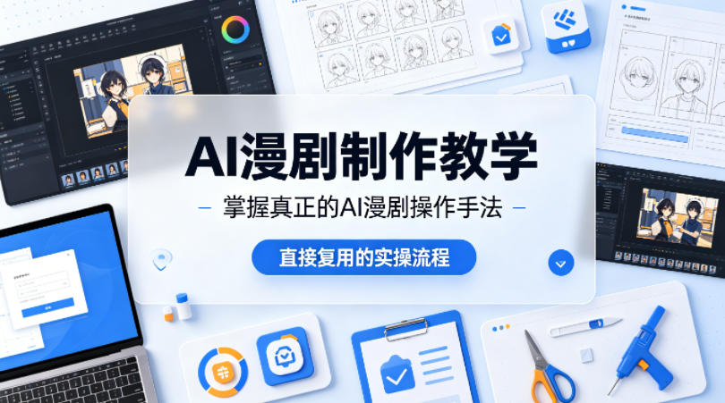 AI漫剧制作教学，带你掌握真正的AI漫剧操作手法，直接复用的实操流程-洛柒笔记