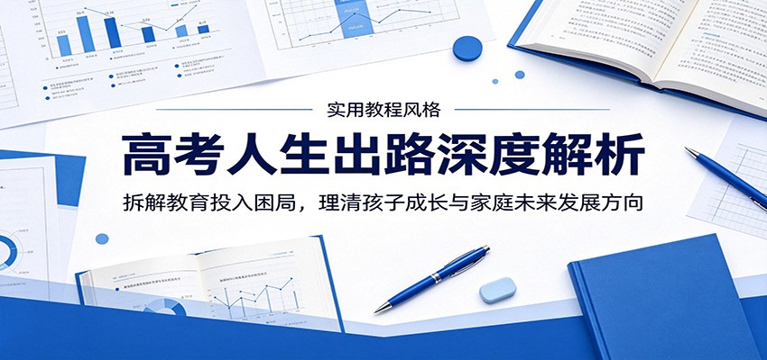 高考人生出路深度解析：拆解教育投入困局，理清孩子成长与家庭未来发展方向-洛柒笔记
