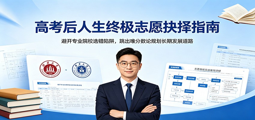 高考后人生终极志愿抉择指南：避开专业院校选错陷阱，跳出唯分数论规划长期发展道路-洛柒笔记