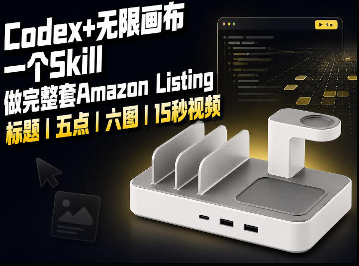 我用一个Codex Skill做完Amazon Listing：标题、五点、六图和视频全流程-洛柒笔记