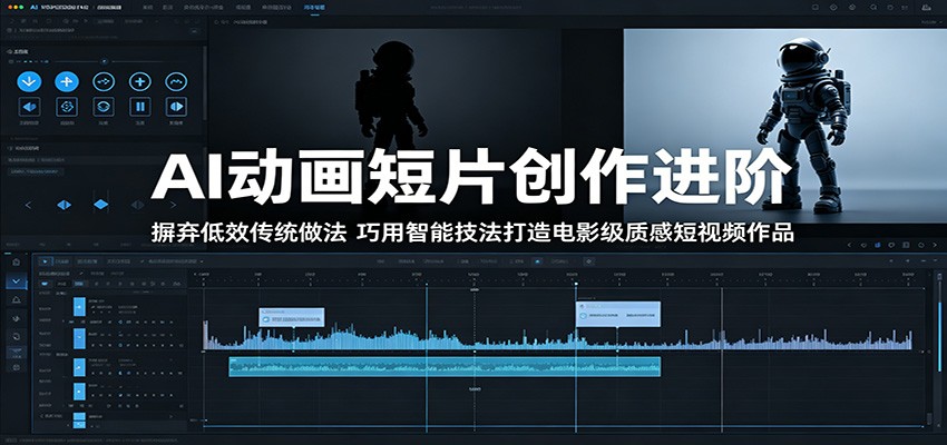 AI动画短片创作进阶：摒弃低效传统做法，巧用智能技法打造电影级质感短视频作品-洛柒笔记