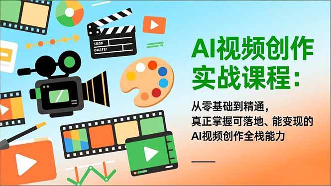 （16997期）AI视频创作实战课程：从零基础到精通，真正掌握可落地、能变现的AI视频创作全栈能力-洛柒笔记
