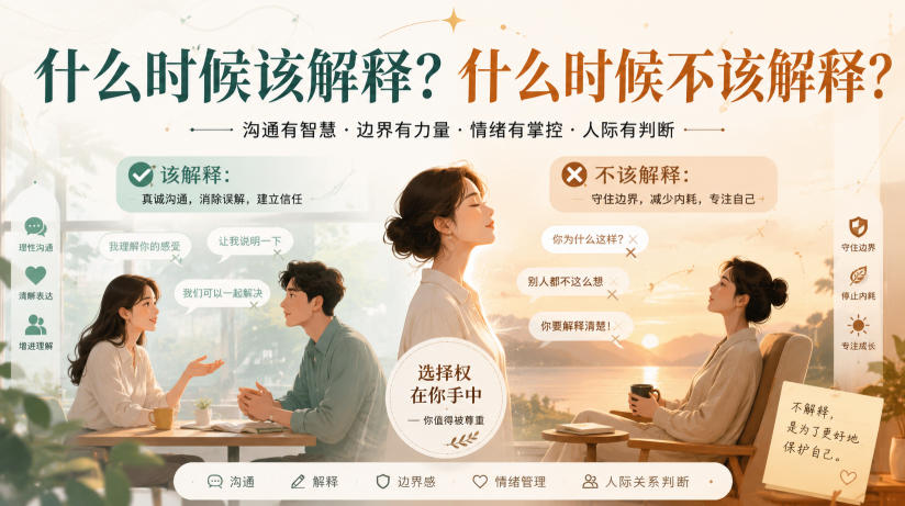 付费文章：什么时候该解释？什么时候不该解释？-洛柒笔记