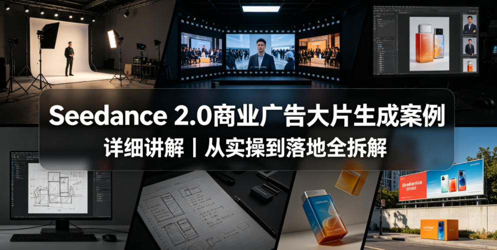 Seedance 2.0商业广告大片生成案例详细讲解｜从实操到落地全拆解-洛柒笔记