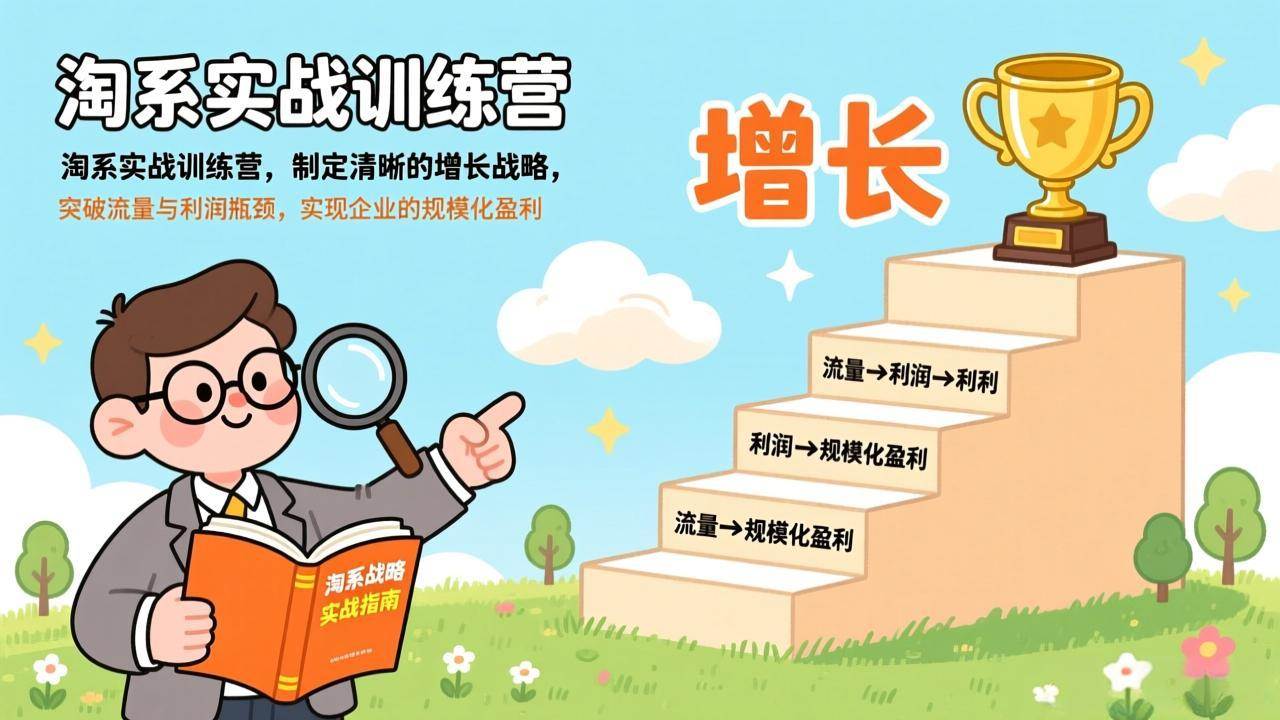 （17325期）淘系实战训练营(更新)，制定清晰的增长战略，突破流量与利润瓶颈，实现企业的规模化盈利-洛柒笔记