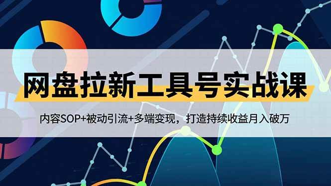 （16687期）网盘拉新工具号实战课，内容SOP+被动引流+多端变现，打造持续收益月入破万-洛柒笔记