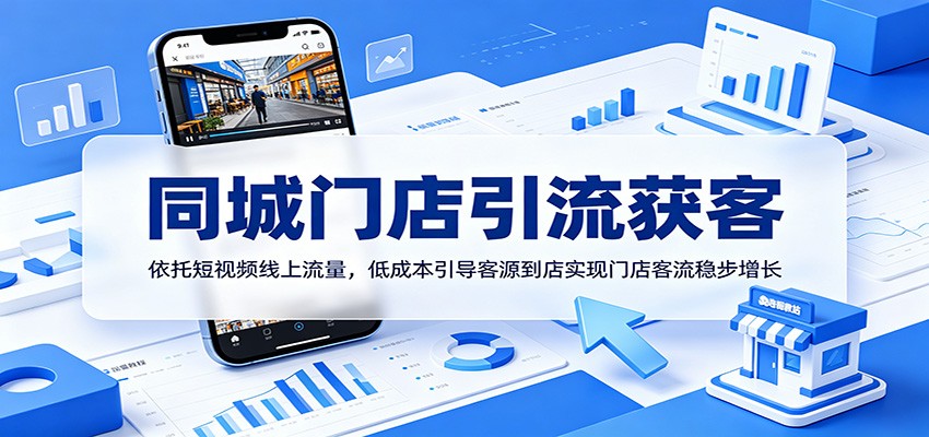 同城门店引流获客：依托短视频线上流量，低成本引导客源到店实现门店客流稳步增长-洛柒笔记