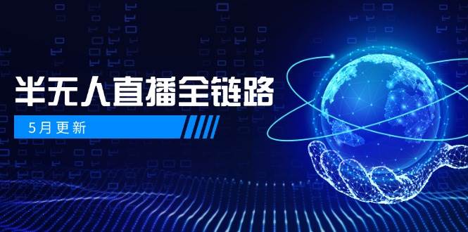 （14787期）5月更新-半无人直播全链路：AI数字人+千川截流实战，女装选品与防违规…-洛柒笔记