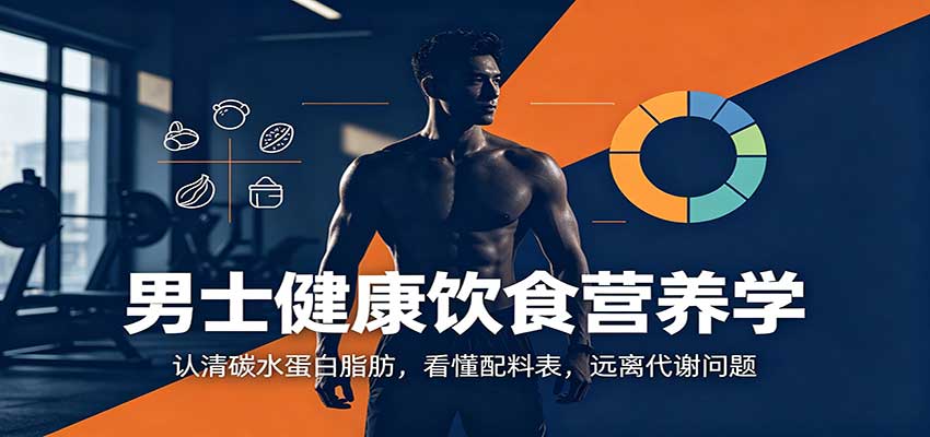 男士健康饮食营养学：认清碳水蛋白脂肪，看懂配料表，远离代谢问题-洛柒笔记