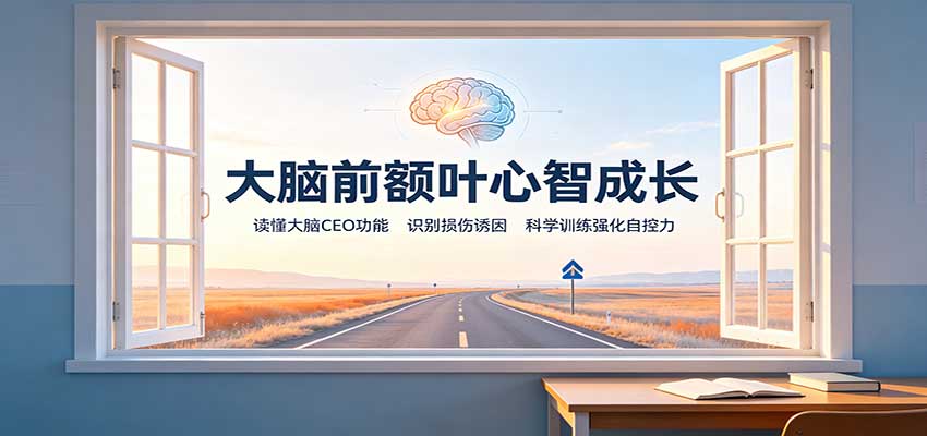 大脑前额叶心智成长：读懂大脑CEO功能，识别损伤诱因，科学训练强化自控力-洛柒笔记