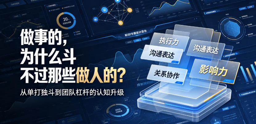 付费文章：做事的，为什么斗不过那些做人的？-洛柒笔记