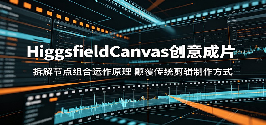 HiggsfieldCanvas创意成片：拆解节点组合运作原理，颠覆传统剪辑制作方式-洛柒笔记