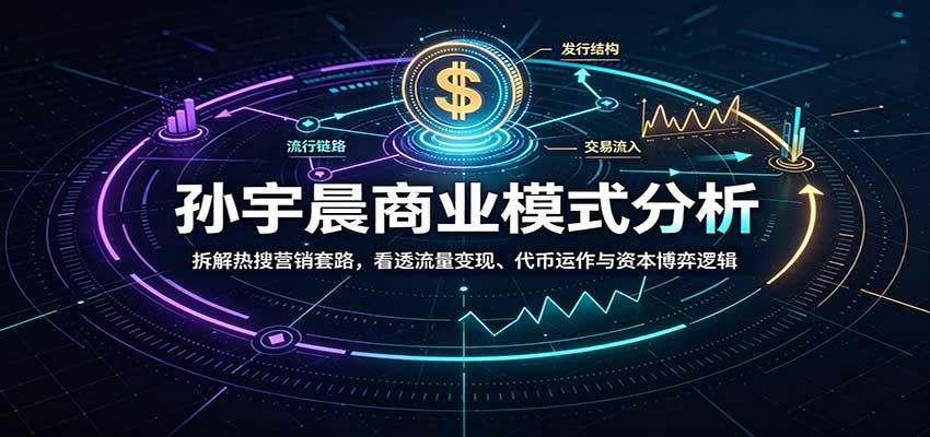 孙宇晨商业模式分析：拆解热搜营销套路，看透流量变现、代币运作与资本博弈逻辑-洛柒笔记