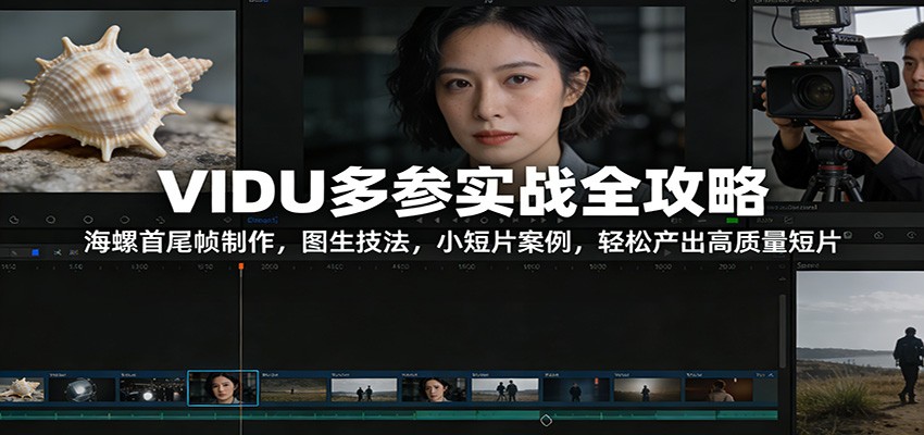 VIDU多参实战全攻略：海螺首尾帧制作，图生技法，小短片案例，轻松产出高质量短片-洛柒笔记