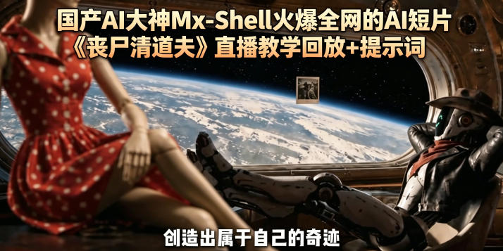 国产AI大神Mx-Shell火爆全网的AI短片《丧尸清道夫》直播教学回放+提示词-洛柒笔记