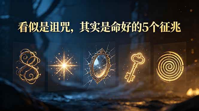 （19089期）付费文章：看似是诅咒，其实是命好的5个征兆-洛柒笔记