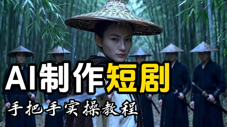 【保姆级手把手教程】AI短剧制作完整流程教学，从小白零基础到成片大神-洛柒笔记