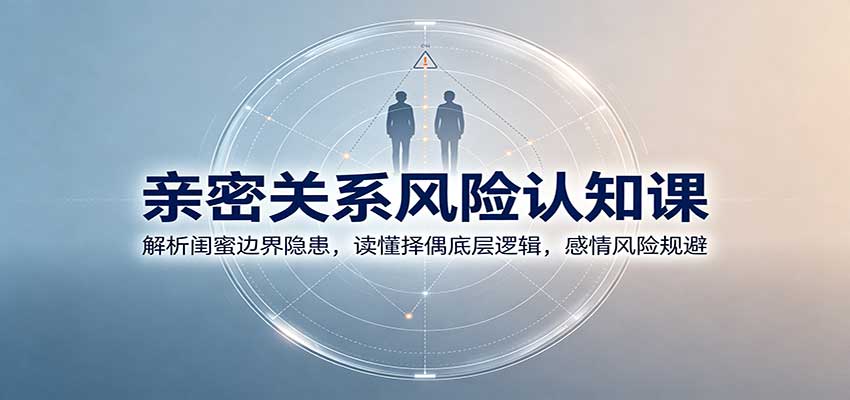 亲密关系风险认知课：解析闺蜜边界隐患，读懂择偶底层逻辑，感情风险规避-洛柒笔记