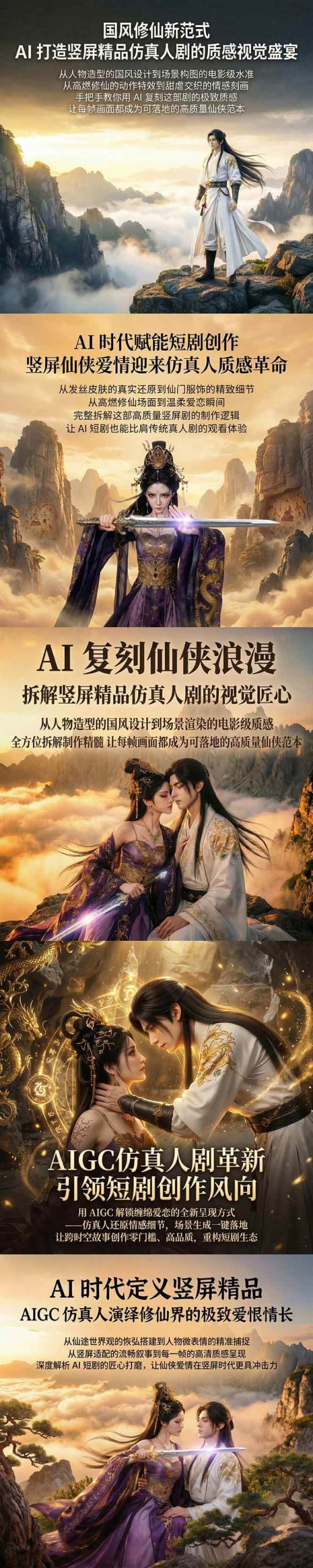 （18199期）AIGC 仿真人短剧创作革新，解锁仙侠爱恋全新呈现，一键出高质场景，零门槛打造爆款剧集-洛柒笔记