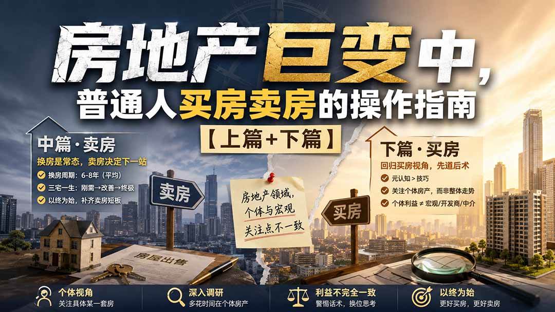 （20021期）付费文章：房地产巨变中，普通人买房卖房的操作指南【上篇+下篇】-洛柒笔记