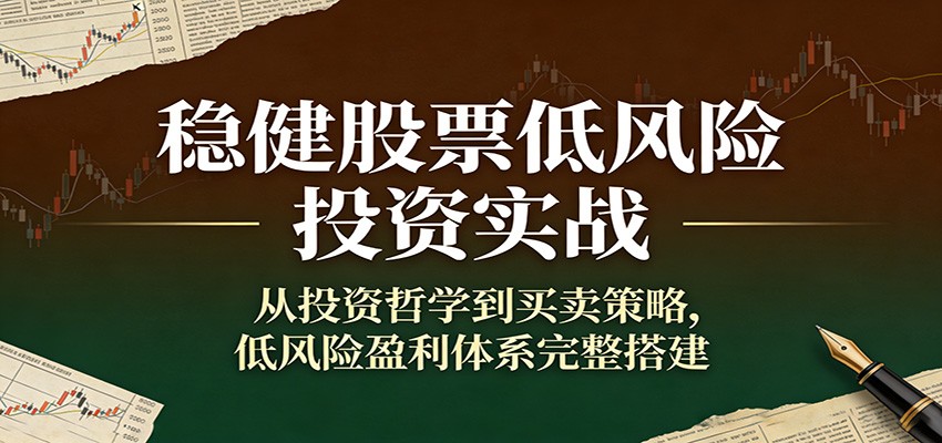 稳健股票低风险投资实战：从投资哲学到买卖策略，低风险盈利体系完整搭建-洛柒笔记