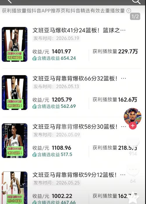 抖音8W粉丝博主的篮球人物深度解析解说教学，零门槛玩转伙伴计划与精选独家，单日稳定收益1k+-洛柒笔记