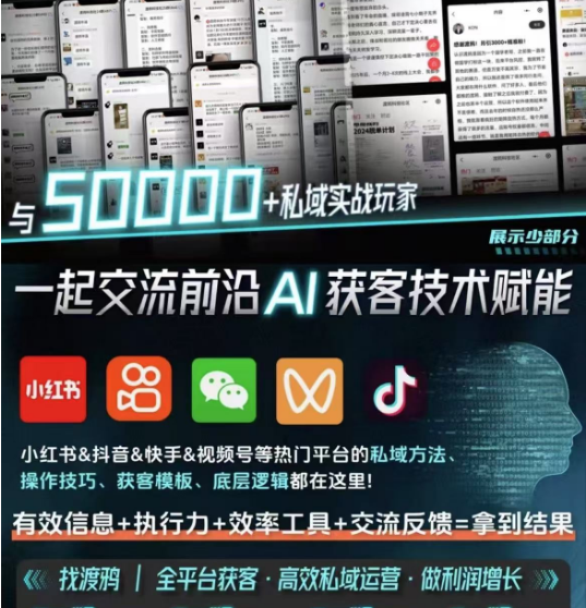 （14743期）【渡鸦科技社】内部学习资料，私域流量入门指南-洛柒笔记