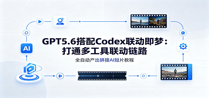 GPT5.6搭配Codex联动即梦：打通多工具联动链路，全自动产出拼接AI短片教程-洛柒笔记