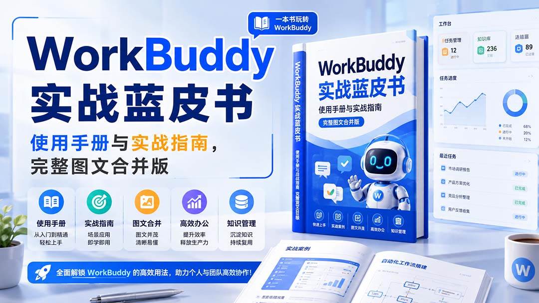 （20106期）WorkBuddy实战蓝皮书，使用手册与实战指南，完整图文合并版-洛柒笔记
