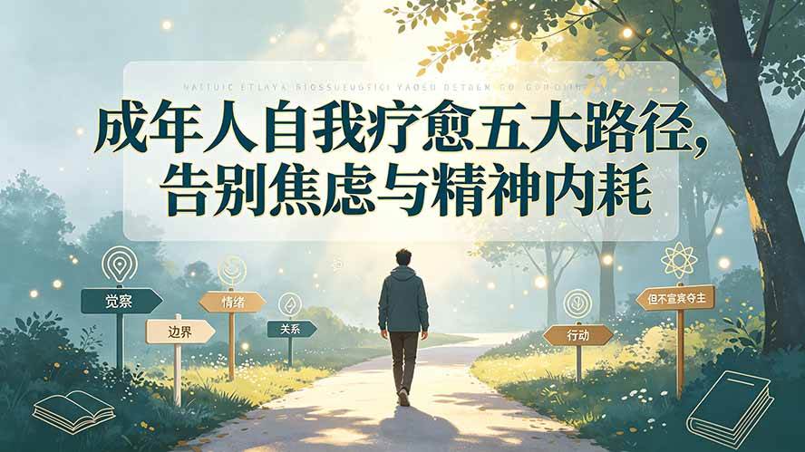 （19516期）付费文章：成年人自我疗愈五大路径，告别焦虑与精神内耗-洛柒笔记