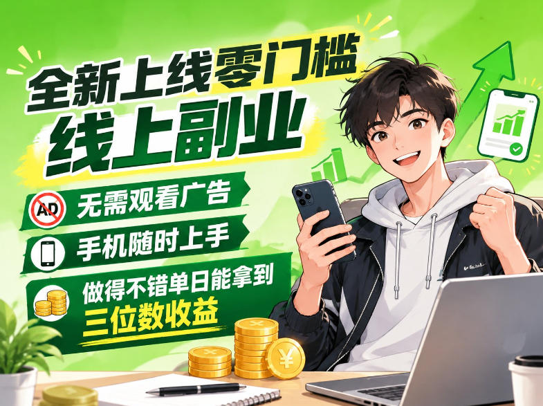 新发0撸賺米项目，不用看广告，手机可做，单日收益三位数-洛柒笔记