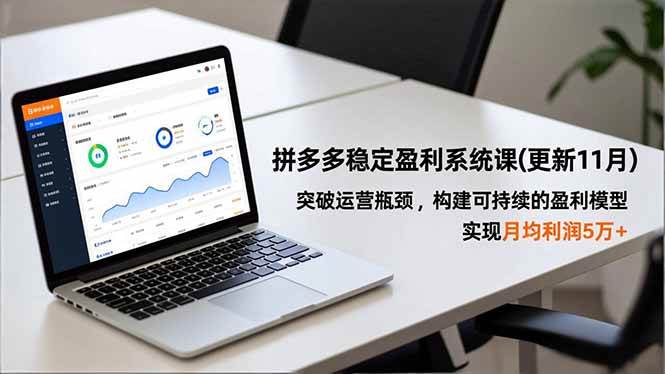 （16641期）拼多多稳定盈利系统课(更新11月)，突破运营瓶颈，构建可持续的盈利模型，实现月均利润5万+-洛柒笔记