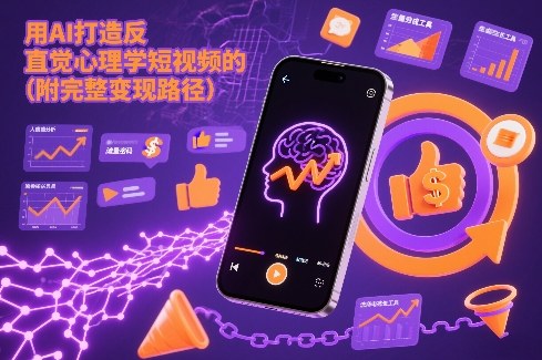 用AI打造“反直觉”心理学短视频的流量密码（附完整变现路径）-洛柒笔记