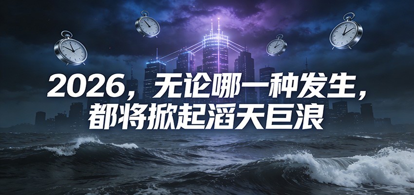 公众号付费文章：2026，无论哪一种发生，都将掀起滔天巨浪-洛柒笔记